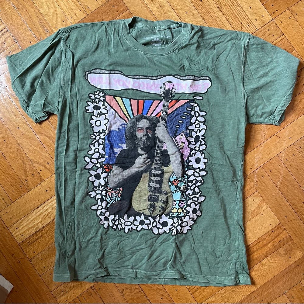 Jerry Garcia shirt men’s large holy moly mischief